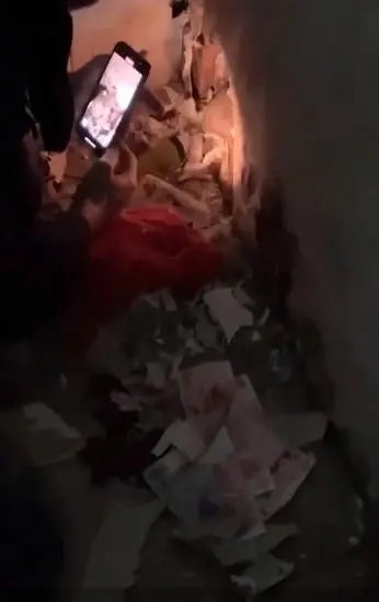 老鼠盗窃1800多元现金在轮胎内建“豪宅”场面让人哭笑不得